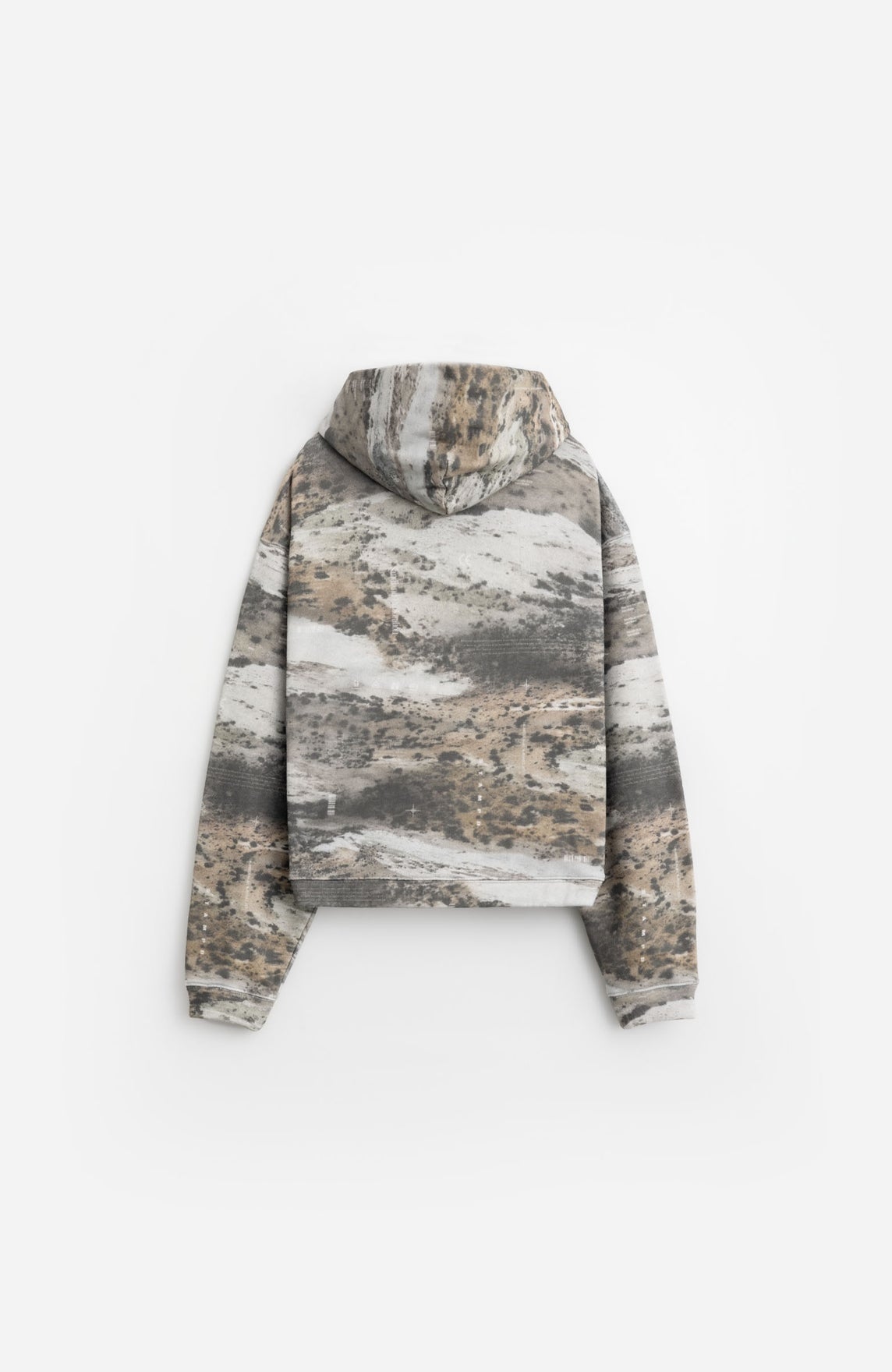 Stampd Sandland Camo Cropped Hoodie 'Sandlands Camo Print'