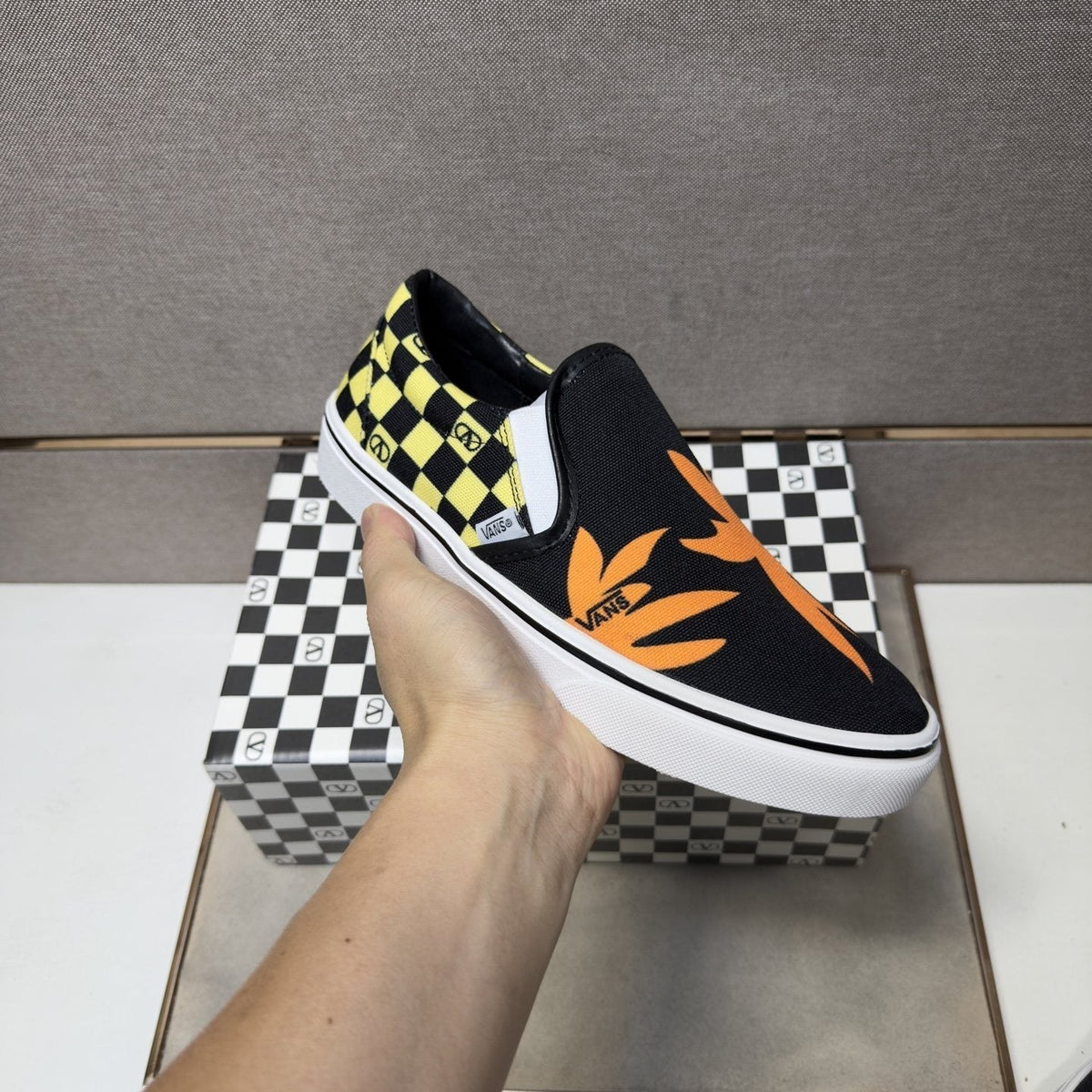Vans Men's Graphic Slip-On Sneakers