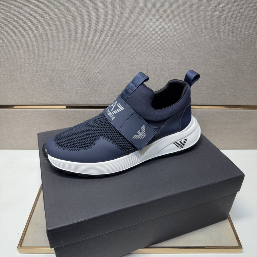 Emporio Armani EA7 Mesh Slip-On Sneakers