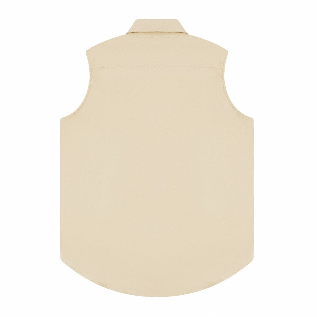 Ralph Lauren Sleeveless Oxford Button-Front Shirt