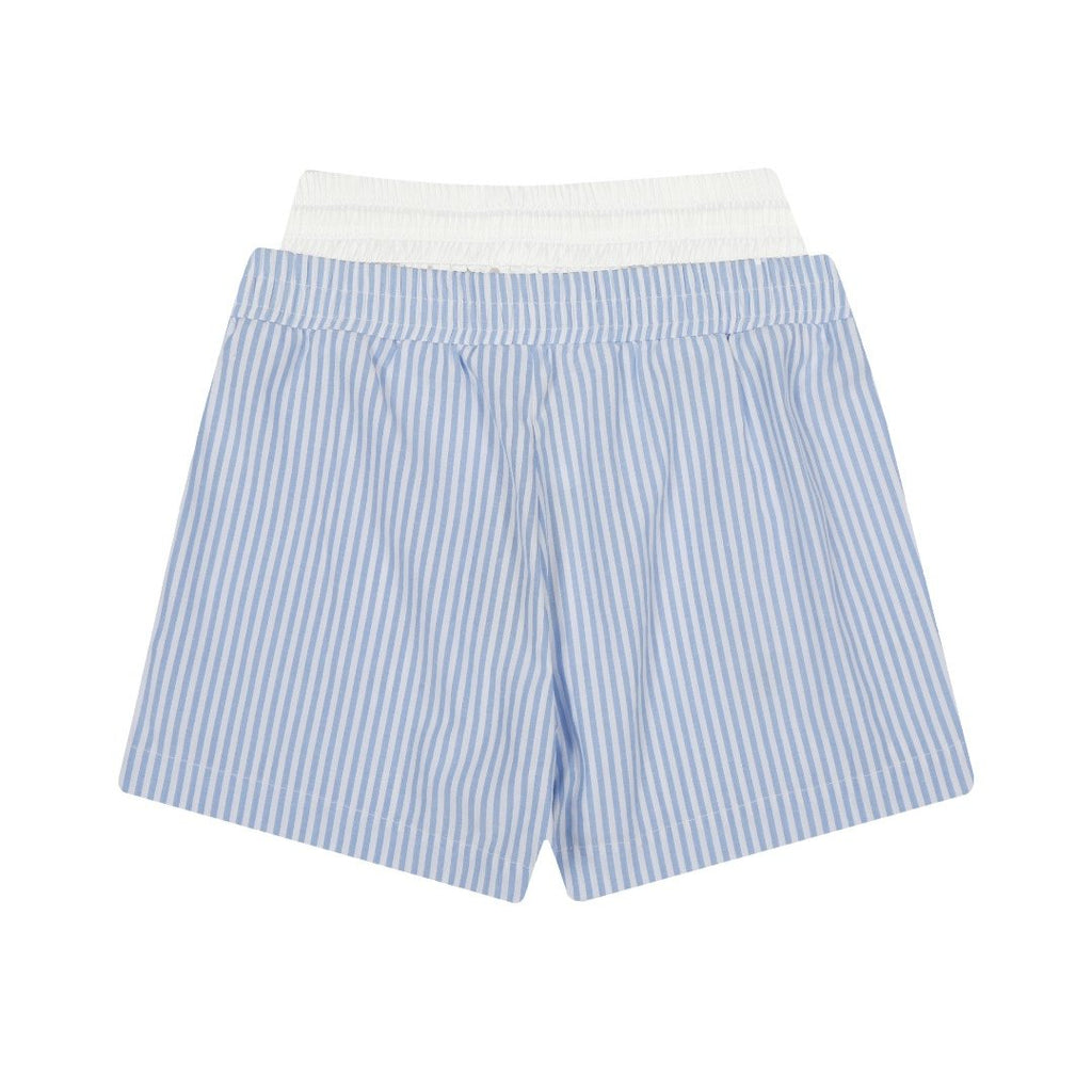 Ralph Lauren Striped Double-Waist Shorts