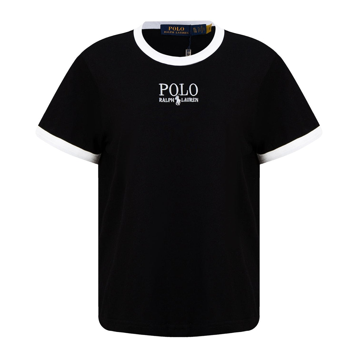 Ralph Lauren Contrast-Trim Logo T-Shirt